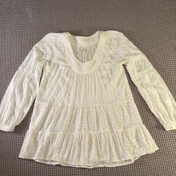 Anthropologie Women's Meadow Rue Boho Peasant Tunic, size Medium - Picture 1 of 6